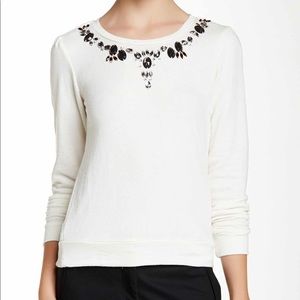 Wild pearl cream color flece size S NEW